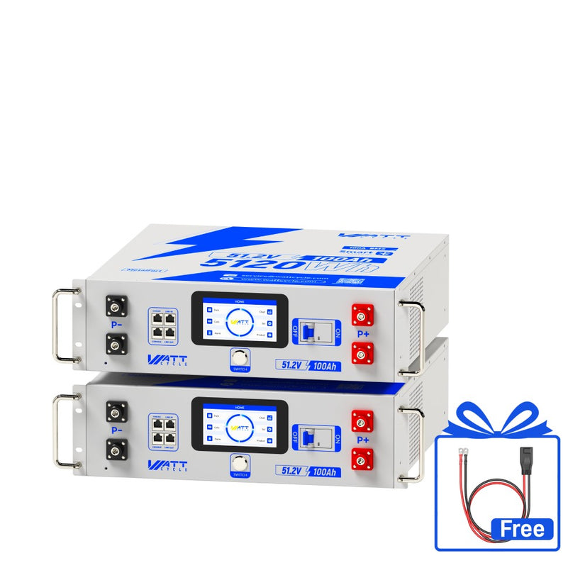 WattCycle 48V 100Ah Server Rack Battery