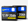 WattCycle 12V 20Ah LiFePO4 Battery | Portable Deep Cycle Lithium Battery for Camping, Fish Finder & RV