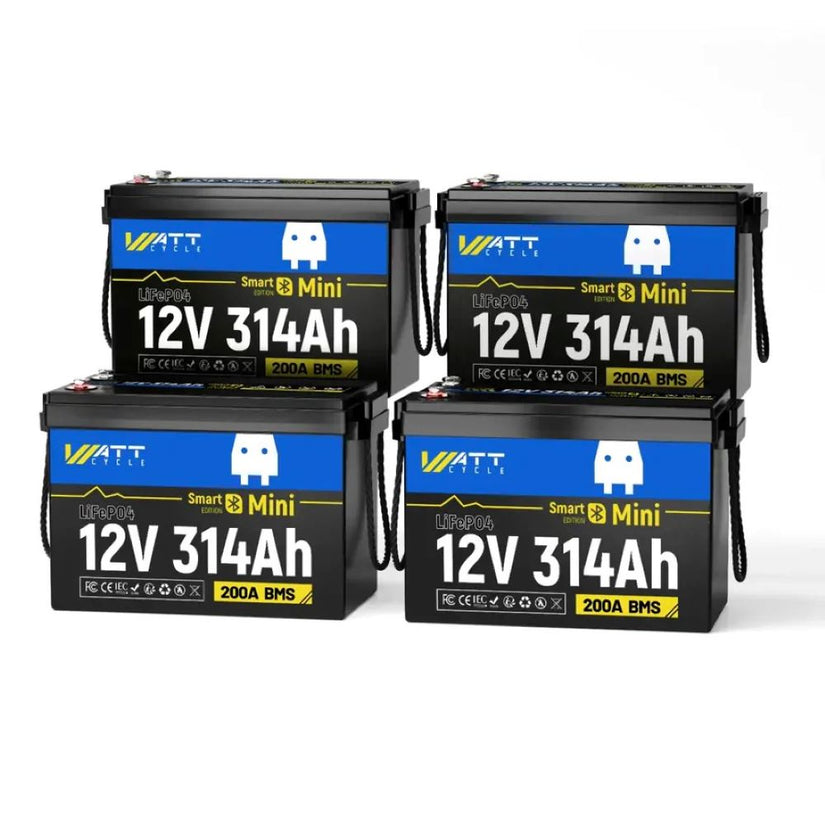 WattCycle 12V 314Ah Lithium LiFePO4 Leisure Battery UK