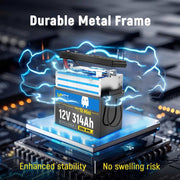 WattCycle 12V 314Ah Lithium LiFePO4 Leisure Battery UK