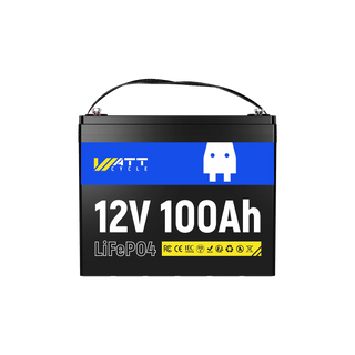 WattCycle 12V 100Ah LiFePO4 Lithium Leisure Battery for Campervans & Caravans