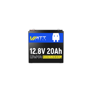 WattCycle 12V 20Ah LiFePO4 Battery | Portable Deep Cycle Lithium Battery for Camping, Fish Finder & RV